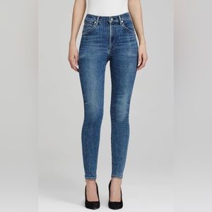 CITIZENS OF HUMANITY CHRISSY UBER HIGH RISE SKINNY JEANS SIZE 30
